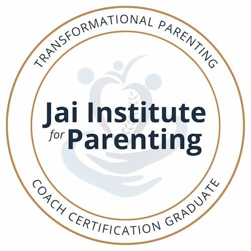 Jai Institute for Parenting certification badge